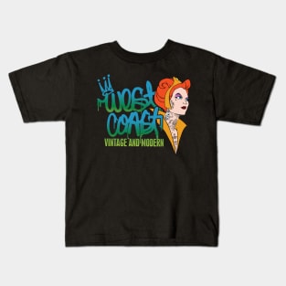 Chola Teela West Coast Vintage Modern Kids T-Shirt